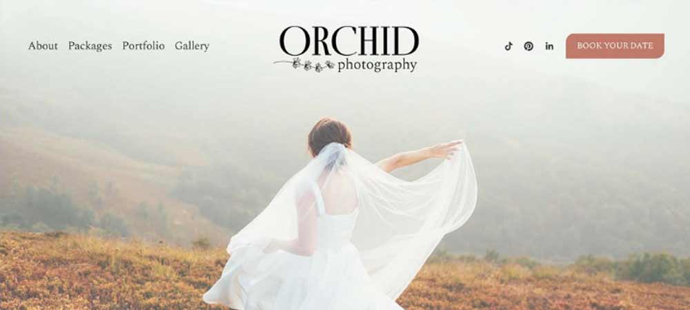 wedding Squarespace Template 2